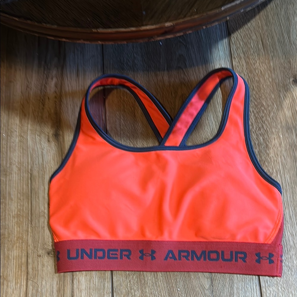 Under Armour Orange Racerback Swim Top